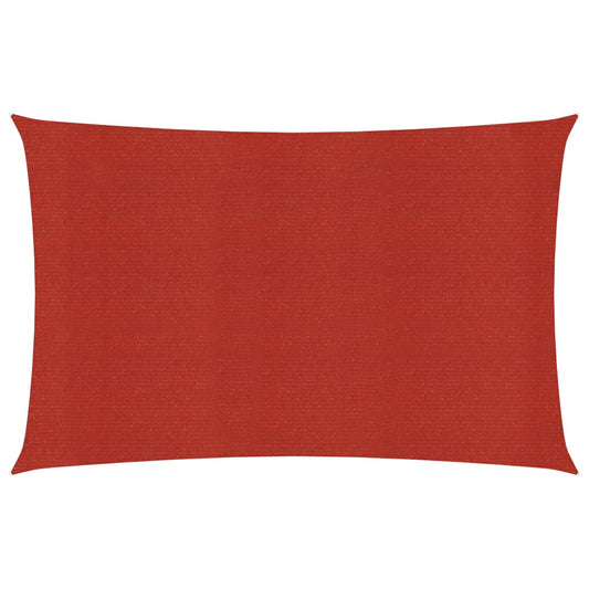 Berkfield Sunshade Sail 160 g/m�__ Red 3.5x4.5 m HDPE
