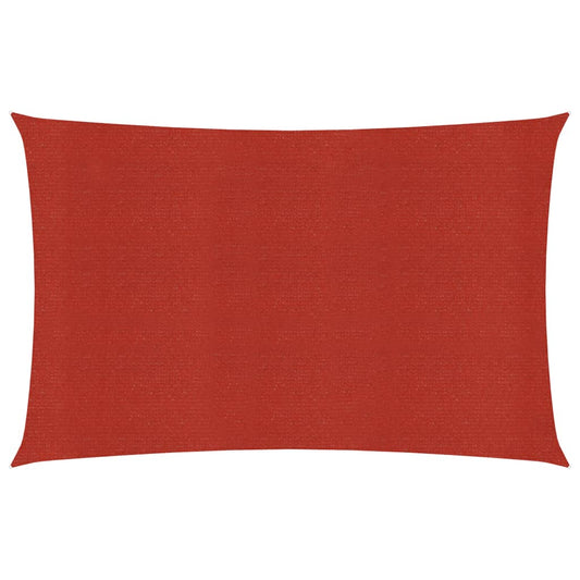Berkfield Sunshade Sail 160 g/m�__ Red 3.5x5 m HDPE