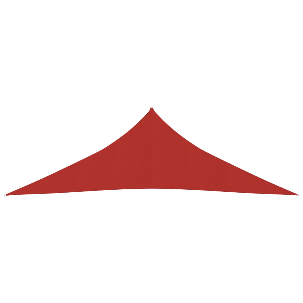 Berkfield Sunshade Sail 160 g/m�__ Red 3x3x4.2 m HDPE