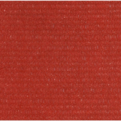 Berkfield Sunshade Sail 160 g/m�__ Red 3x3x4.2 m HDPE
