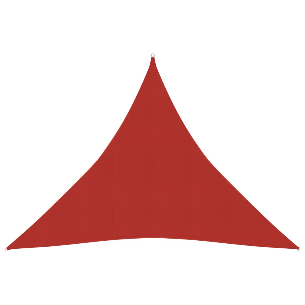 Berkfield Sunshade Sail 160 g/m�__ Red 4x4x4 m HDPE