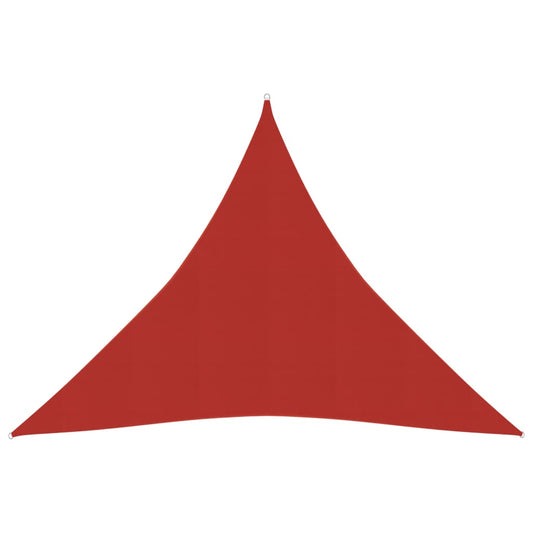 Berkfield Sunshade Sail 160 g/m�__ Red 4x4x4 m HDPE