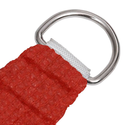 Berkfield Sunshade Sail 160 g/m�__ Red 4.5x4.5x4.5 m  HDPE
