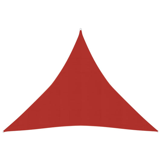 Berkfield Sunshade Sail 160 g/m�__ Red 5x5x5 m HDPE
