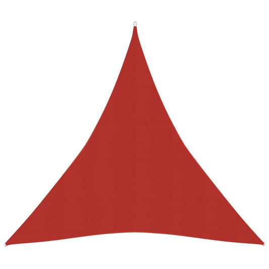 Berkfield Sunshade Sail 160 g/m�__ Red 5x6x6 m HDPE