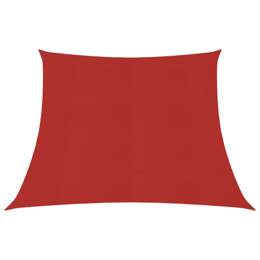 Berkfield Sunshade Sail 160 g/m�__ Red 3/4x3 m HDPE