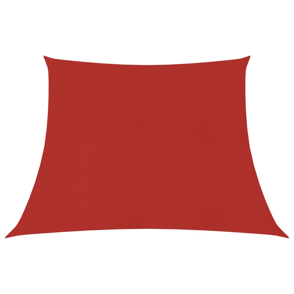 Berkfield Sunshade Sail 160 g/m�__ Red 4/5x3 m HDPE