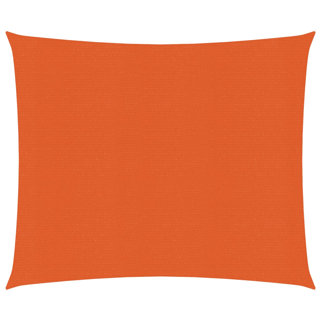 Berkfield Sunshade Sail 160 g/m�__ Orange 2.5x2.5 m HDPE