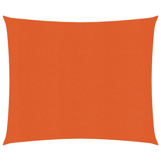 Berkfield Sunshade Sail 160 g/m�__ Orange 2.5x2.5 m HDPE