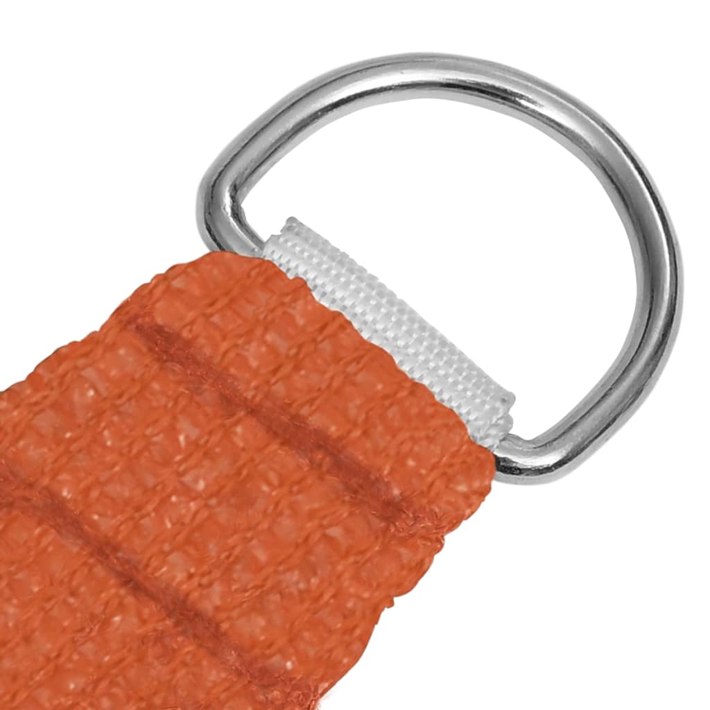 Berkfield Sunshade Sail 160 g/m�__ Orange 2.5x2.5 m HDPE