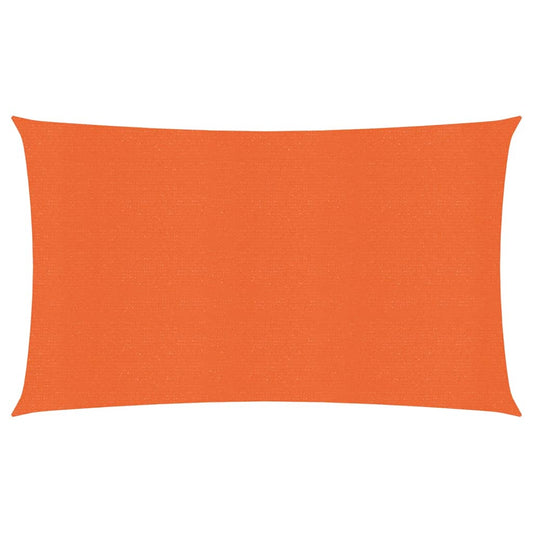 Berkfield Sunshade Sail 160 g/m�__ Orange 2x5 m HDPE