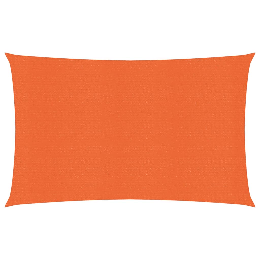 Berkfield Sunshade Sail 160 g/må_ Orange 3.5x5 m HDPE
