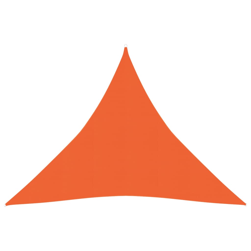 Berkfield Sunshade Sail 160 g/m�__ Orange 3x3x3 m HDPE