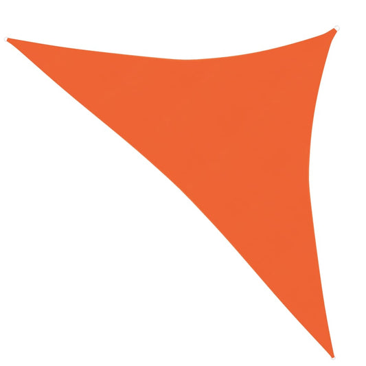 Berkfield Sunshade Sail 160 g/m�__ Orange 3.5x3.5x4.9 m HDPE
