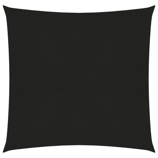 Berkfield Sunshade Sail 160 g/m�__ Black 2x2 m HDPE