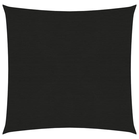 Berkfield Sunshade Sail 160 g/m�__ Black 2.5x2.5 m HDPE