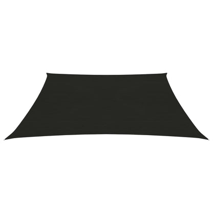 Berkfield Sunshade Sail 160 g/m�__ Black 3x3 m HDPE