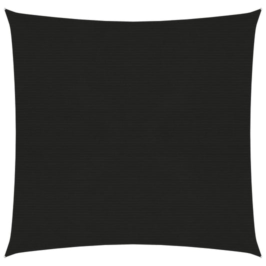 Berkfield Sunshade Sail 160 g/m�__ Black 3.6x3.6 m HDPE