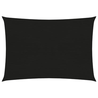 Berkfield Sunshade Sail 160 g/m�__ Black 2.5x3.5 m HDPE
