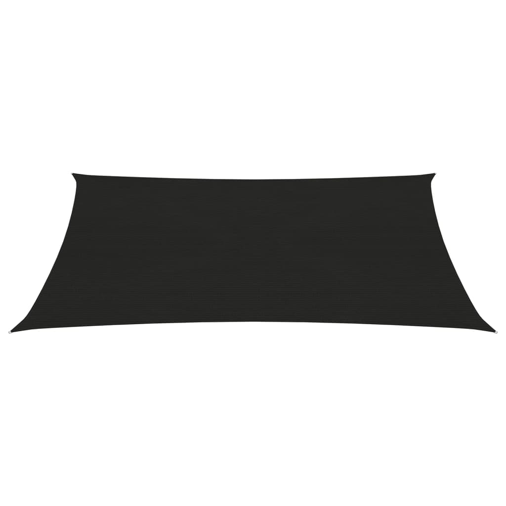 Berkfield Sunshade Sail 160 g/m�__ Black 2.5x3.5 m HDPE