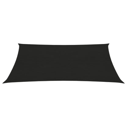 Berkfield Sunshade Sail 160 g/m�__ Black 2.5x3.5 m HDPE