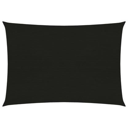 Berkfield Sunshade Sail 160 g/m�__ Black 3.5x5 m HDPE