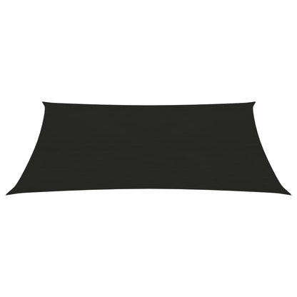 Berkfield Sunshade Sail 160 g/m�__ Black 3.5x5 m HDPE
