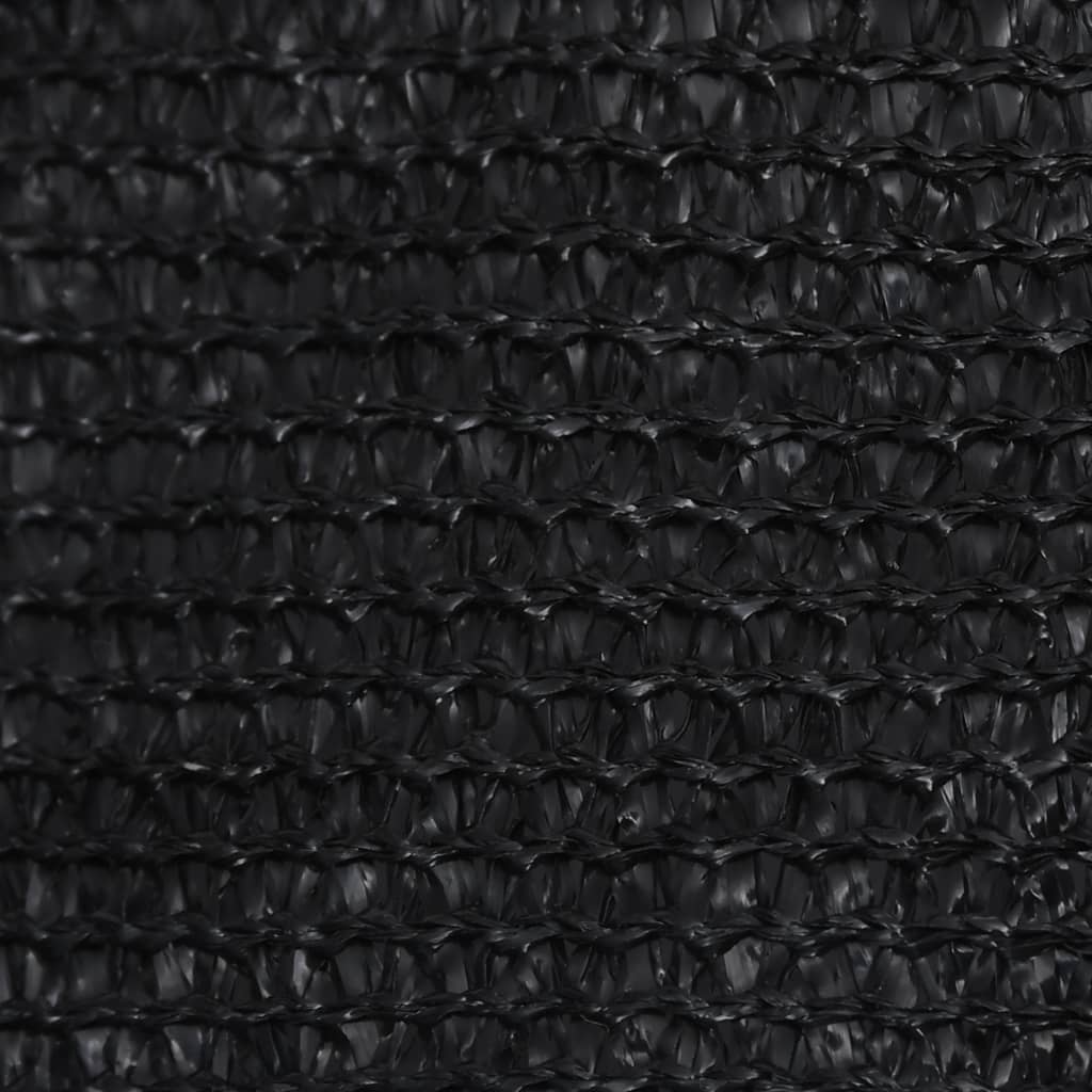 Berkfield Sunshade Sail 160 g/m�__ Black 3.5x5 m HDPE