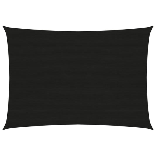 Berkfield Sunshade Sail 160 g/må_ Black 4x5 m HDPE