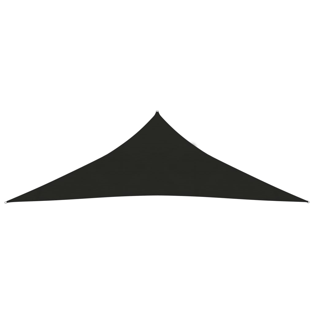 Berkfield Sunshade Sail 160 g/må_ Black 2.5x2.5x3.5 m HDPE