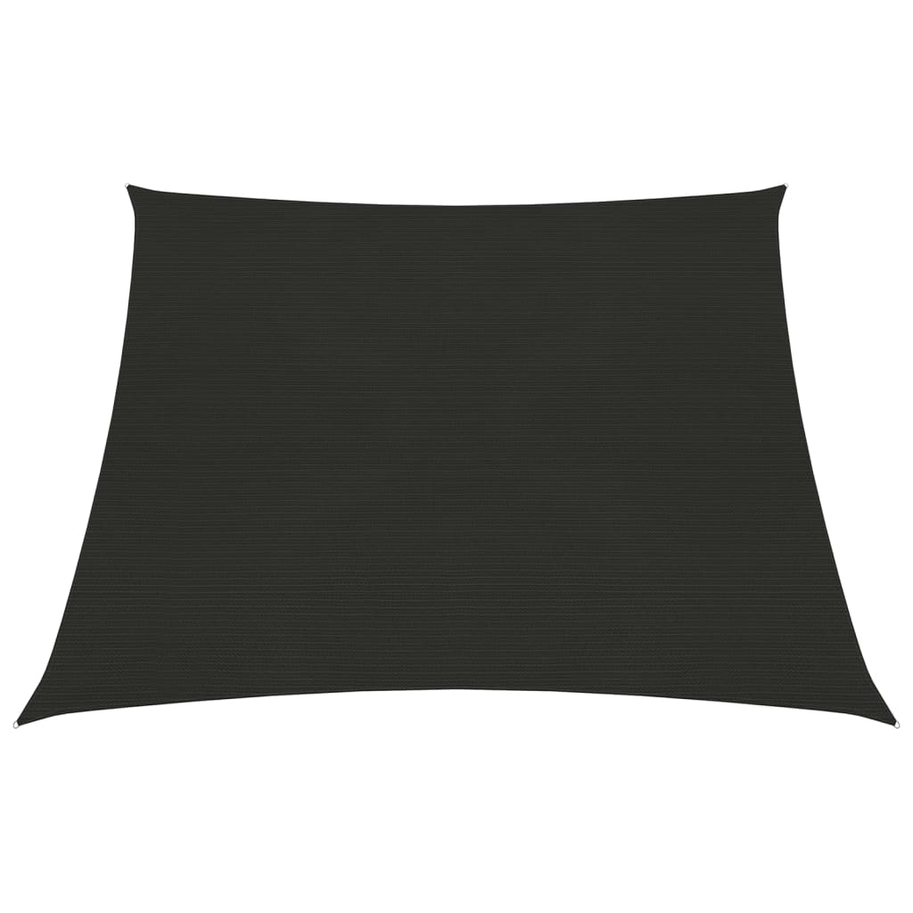 Berkfield Sunshade Sail 160 g/må_ Black 4/5x3 m HDPE
