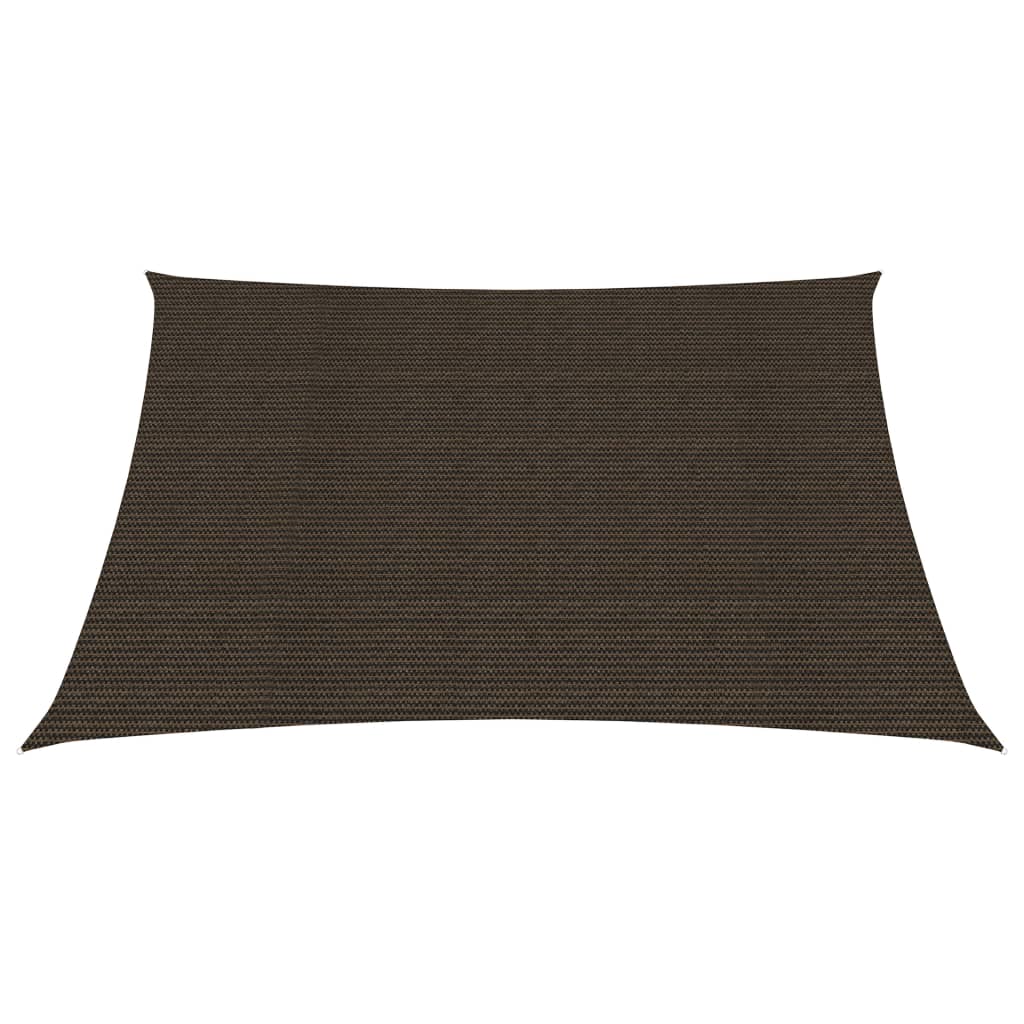 Berkfield Sunshade Sail 160 g/m�__ Brown 2.5x2.5 m HDPE