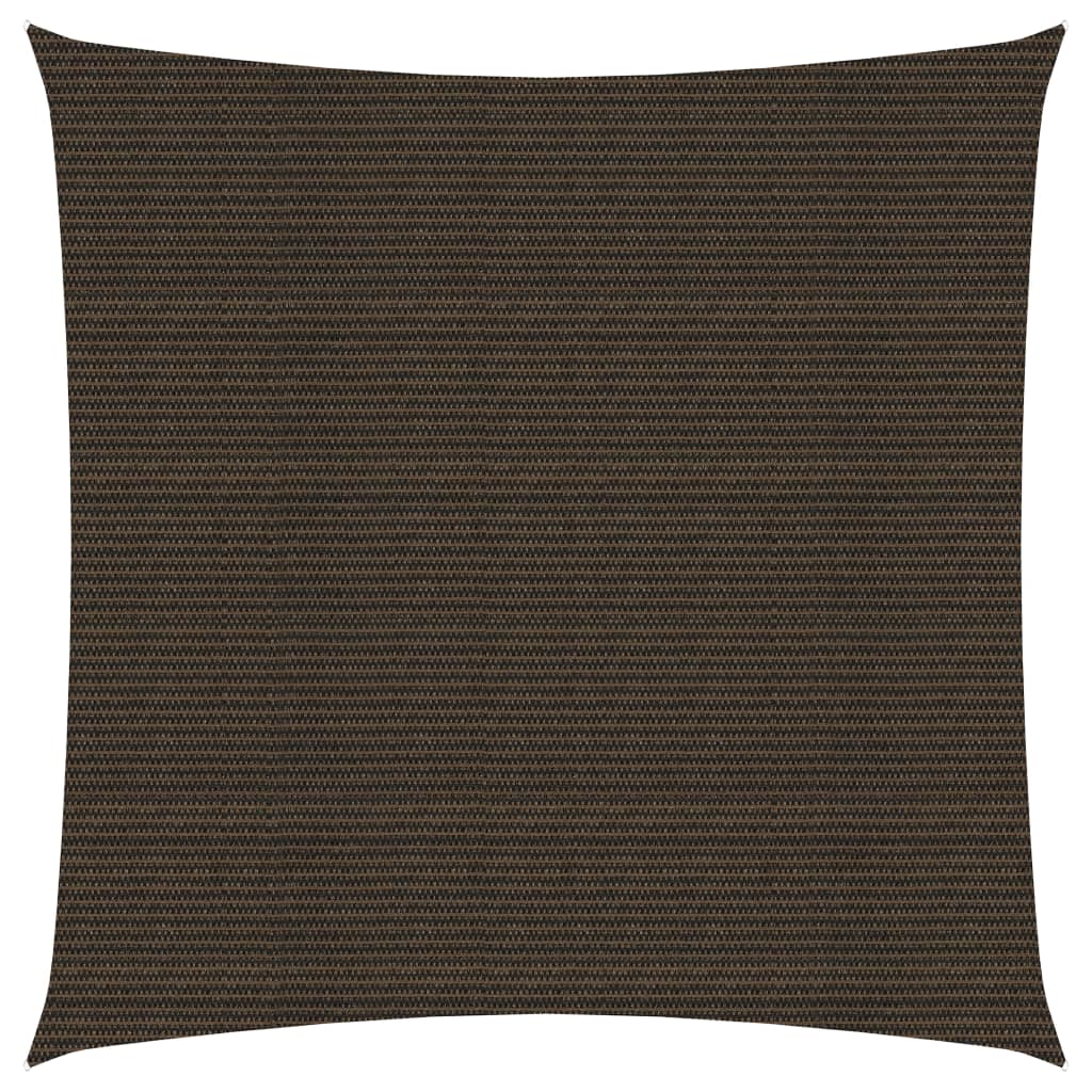 Berkfield Sunshade Sail 160 g/m�__ Brown 3.6x3.6 m HDPE