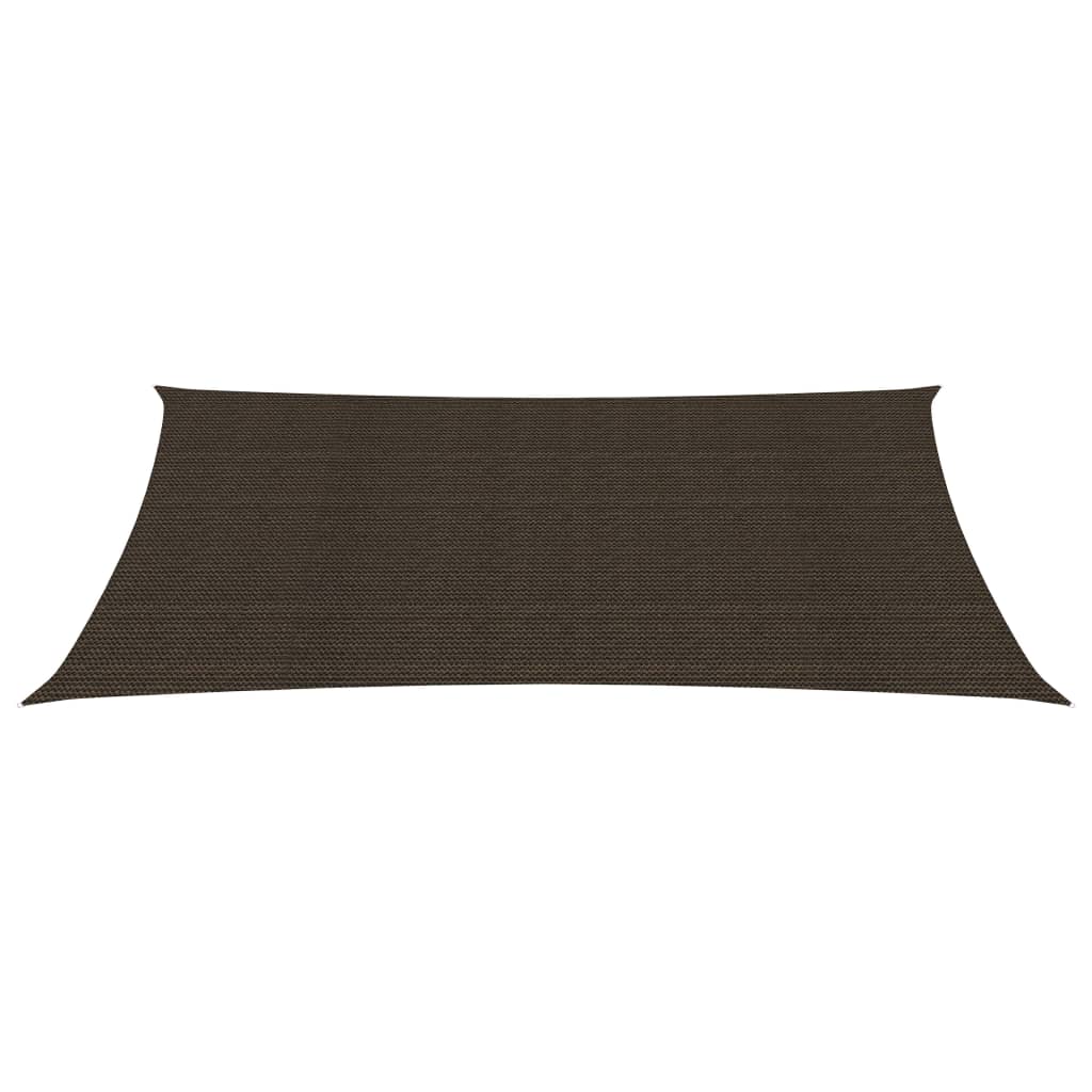 Berkfield Sunshade Sail 160 g/m�__ Brown 2x4.5 m HDPE