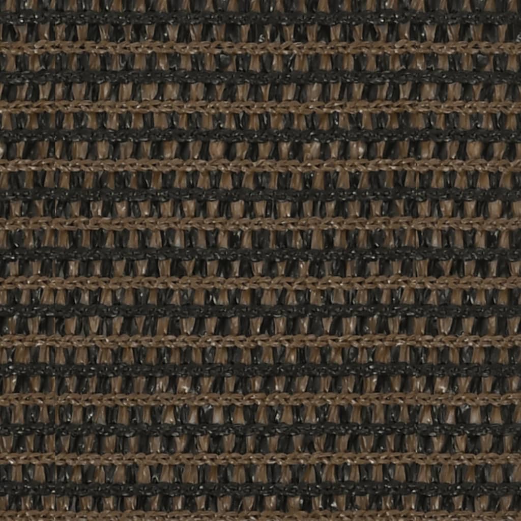 Berkfield Sunshade Sail 160 g/m�__ Brown 2x4.5 m HDPE