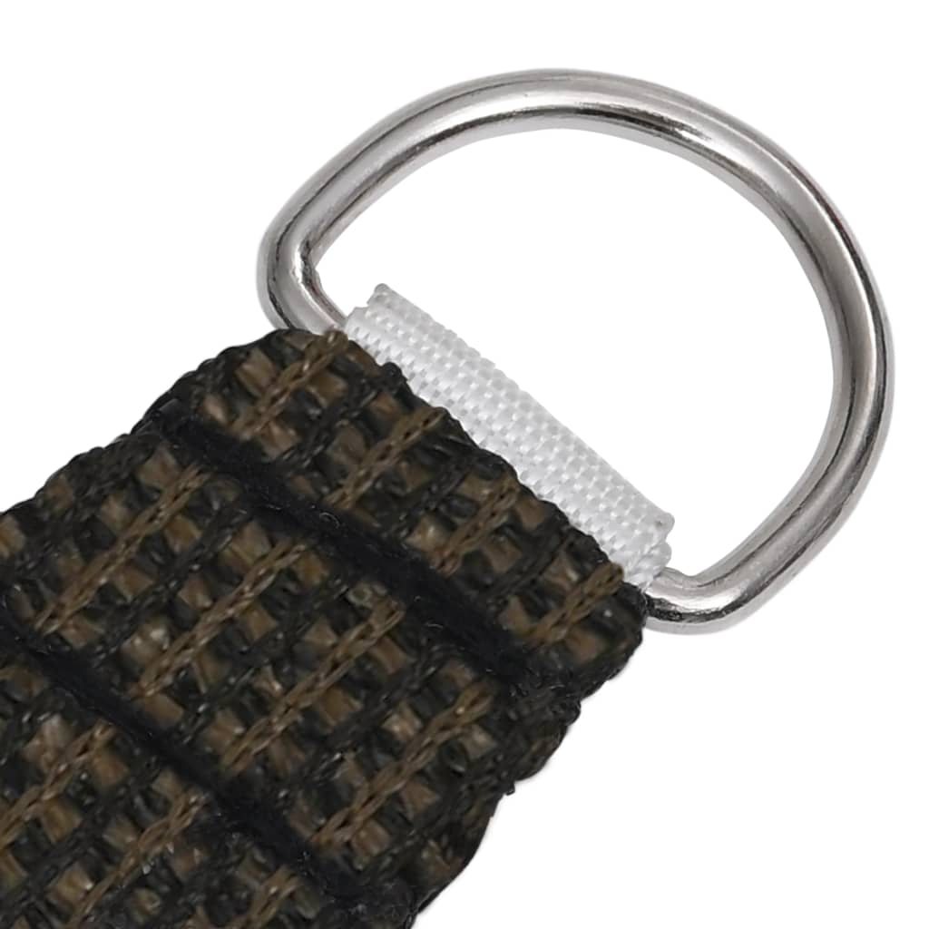 Berkfield Sunshade Sail 160 g/m�__ Brown 2x4.5 m HDPE