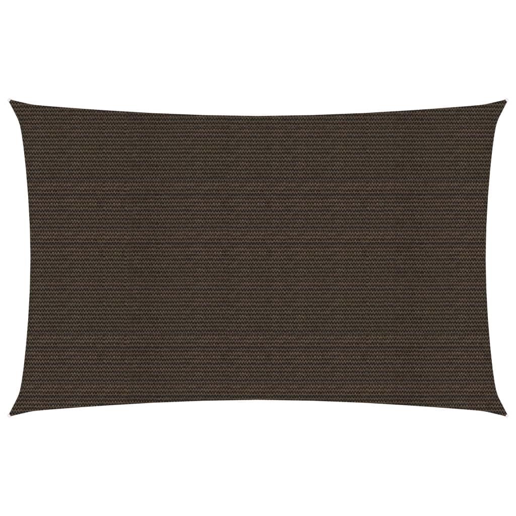 Berkfield Sunshade Sail 160 g/m�__ Brown 2x5 m HDPE