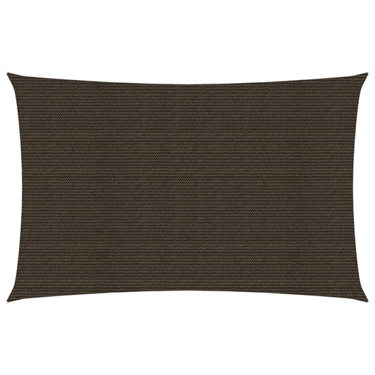 Berkfield Sunshade Sail 160 g/m�__ Brown 3x5 m HDPE