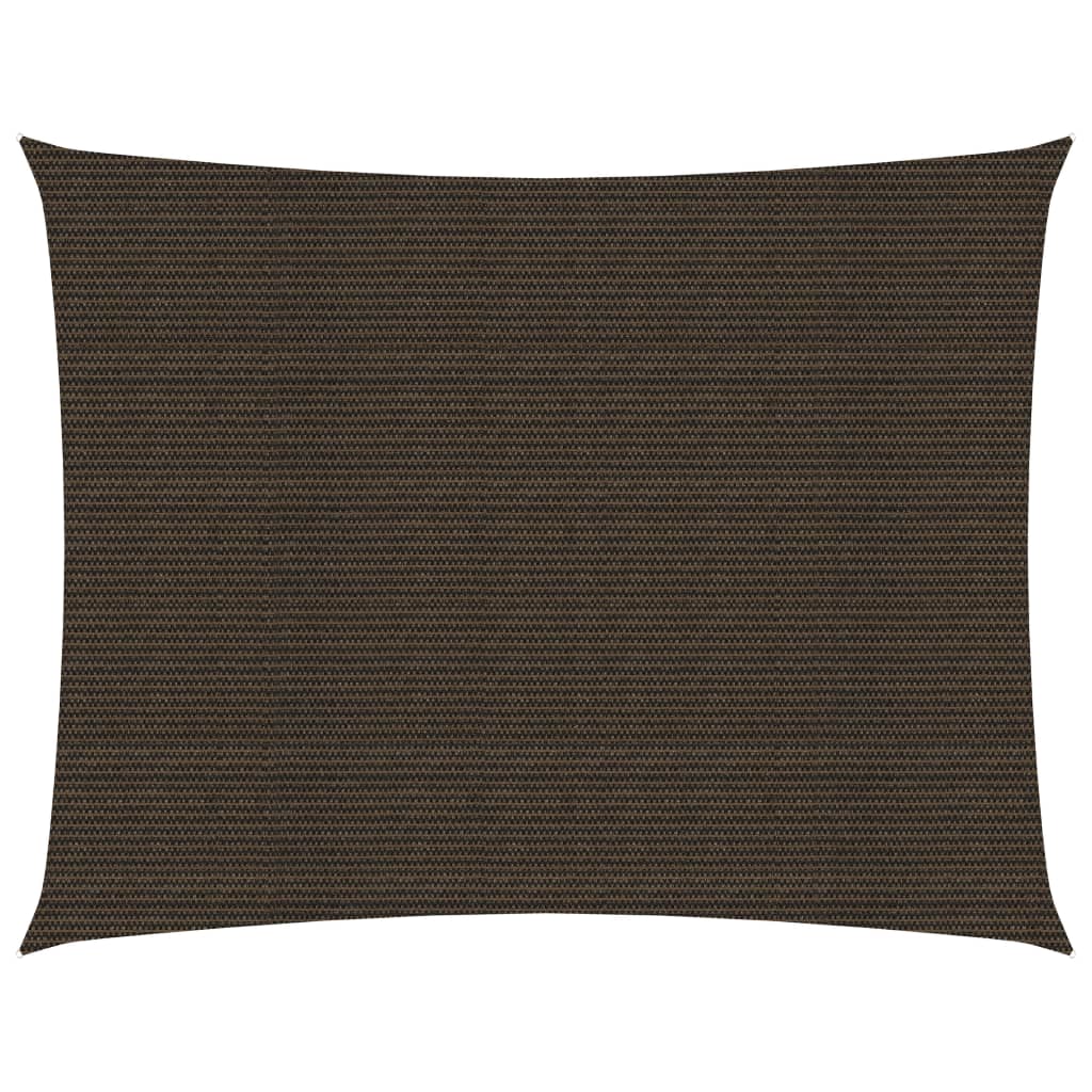 Berkfield Sunshade Sail 160 g/må_ Brown 4x5 m HDPE