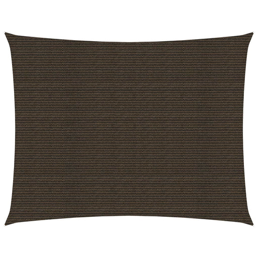 Berkfield Sunshade Sail 160 g/må_ Brown 4x5 m HDPE