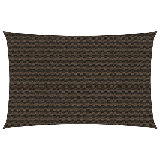 Berkfield Sunshade Sail 160 g/m�__ Brown 4x6 m HDPE