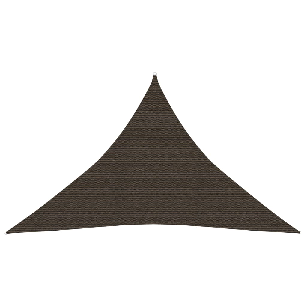 Berkfield Sunshade Sail 160 g/m�__ Brown 3x3x4.2 m HDPE
