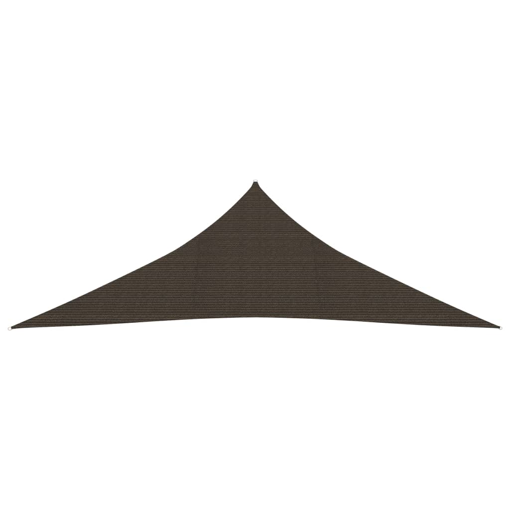 Berkfield Sunshade Sail 160 g/m�__ Brown 3x3x4.2 m HDPE