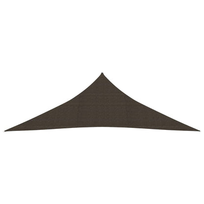 Berkfield Sunshade Sail 160 g/m�__ Brown 3x3x4.2 m HDPE