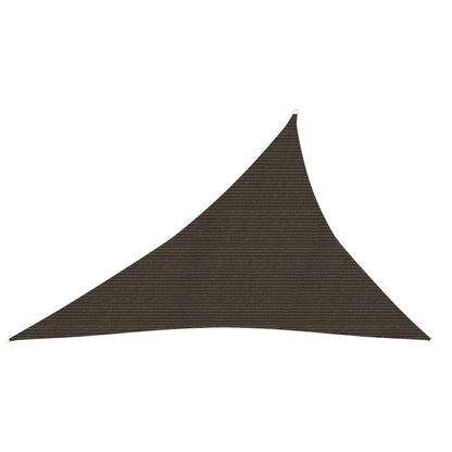 Berkfield Sunshade Sail 160 g/m�__ Brown 3x4x5 m HDPE