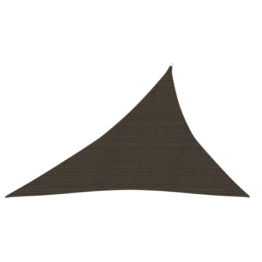 Berkfield Sunshade Sail 160 g/m�__ Brown 3x4x5 m HDPE