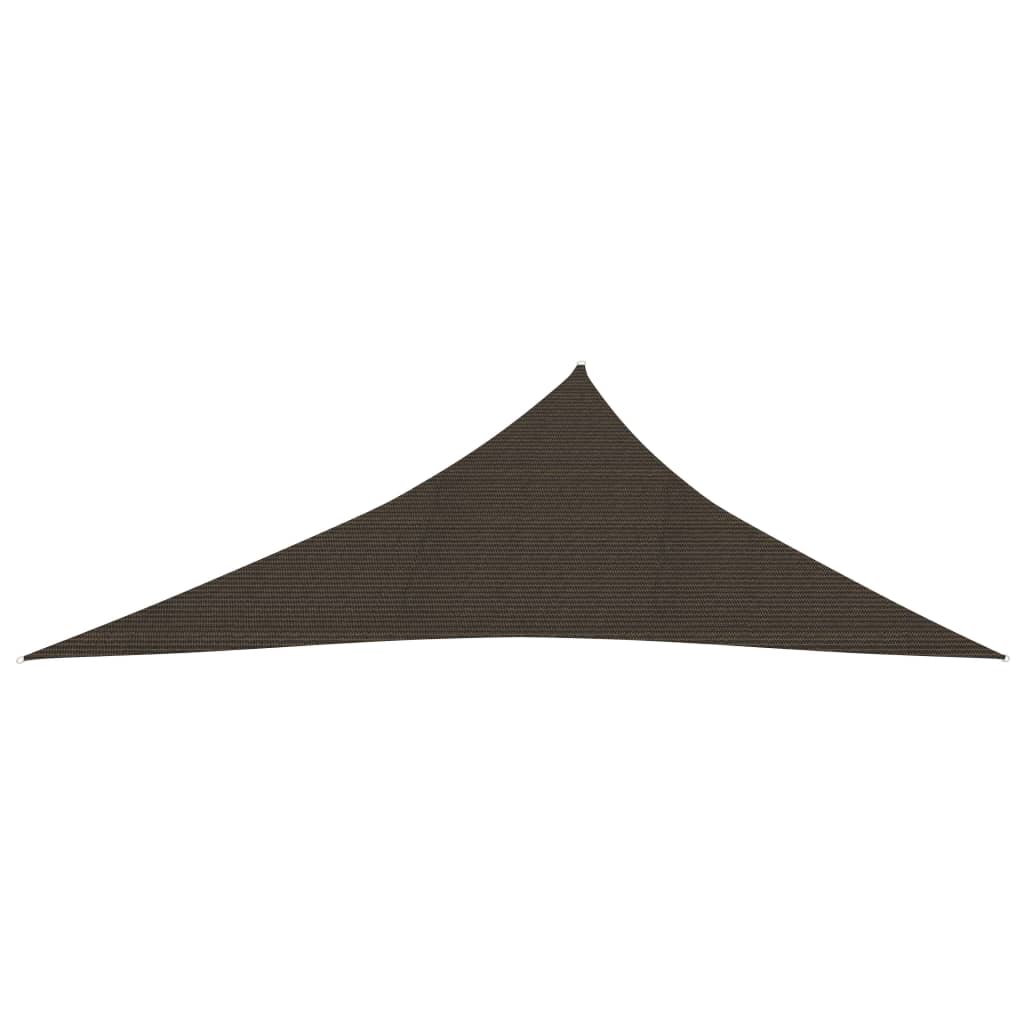 Berkfield Sunshade Sail 160 g/m�__ Brown 3x4x5 m HDPE