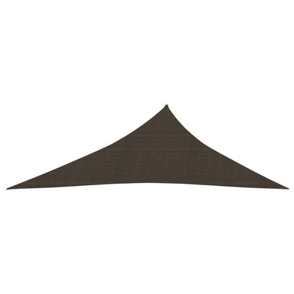 Berkfield Sunshade Sail 160 g/m�__ Brown 3x4x5 m HDPE