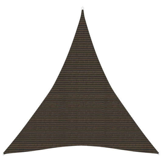 Berkfield Sunshade Sail 160 g/m�__ Brown 5x6x6 m HDPE