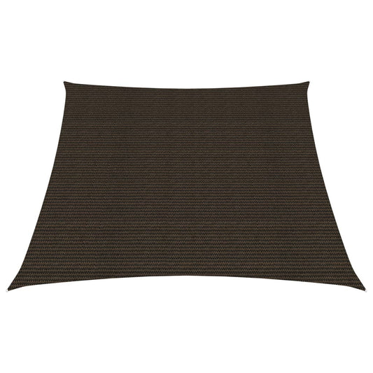 Berkfield Sunshade Sail 160 g/m�__ Brown 3/4x3 m HDPE